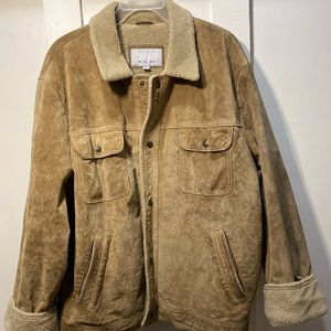 Wilson’s leather vintage leather and Sherpa jacket